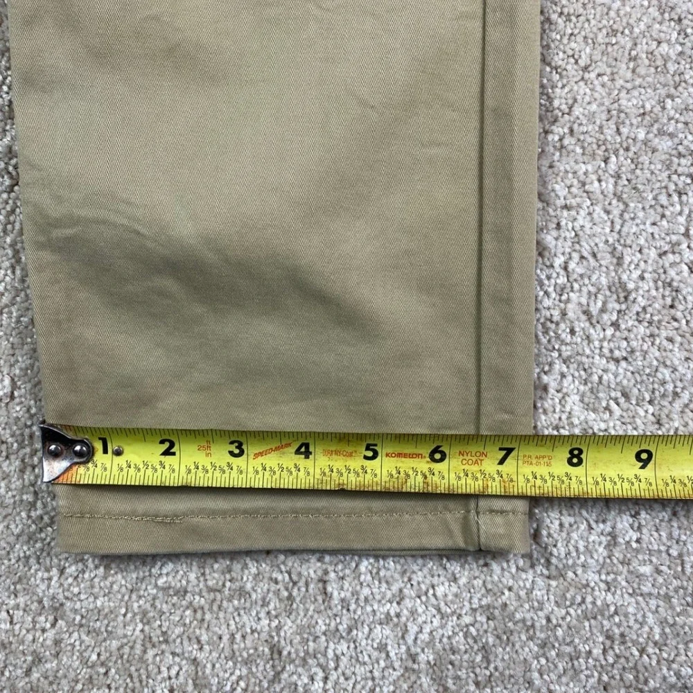 Levi's 502 Regular Taper All Seasons Tech Khaki Pants Mens 33x30 Tan Chinos